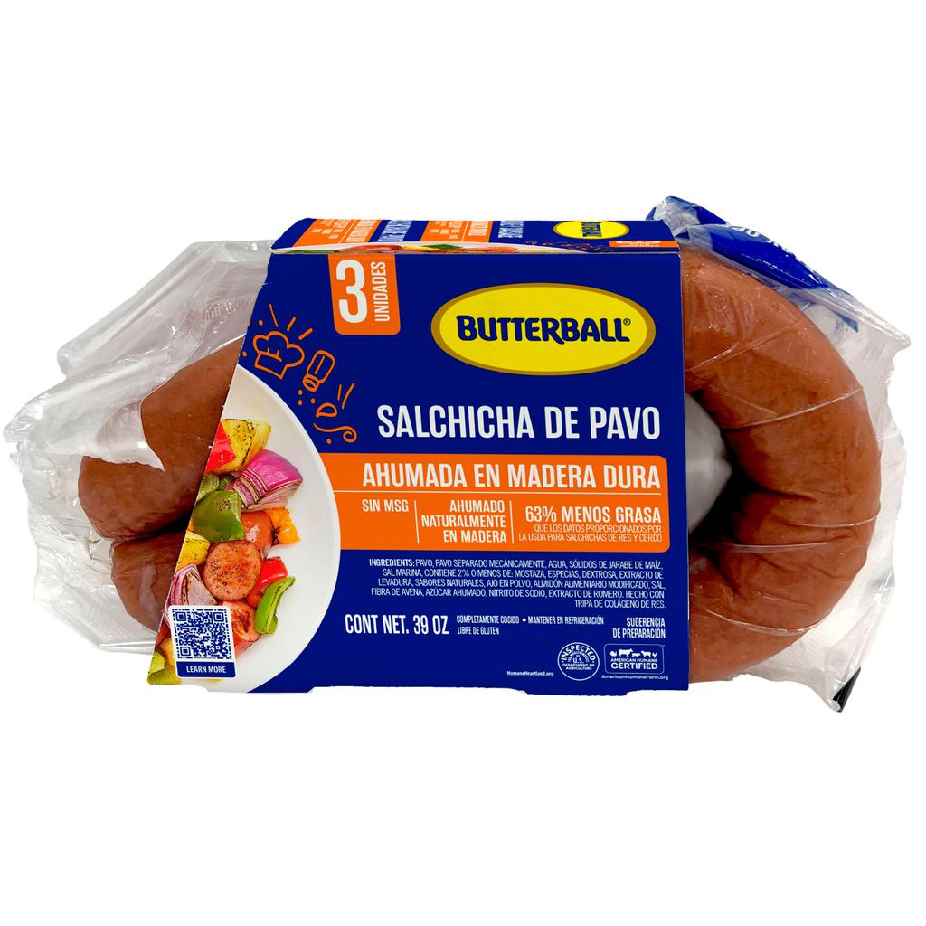 Butterball Turkey Sausage 3 Units / 369 g / 13 oz