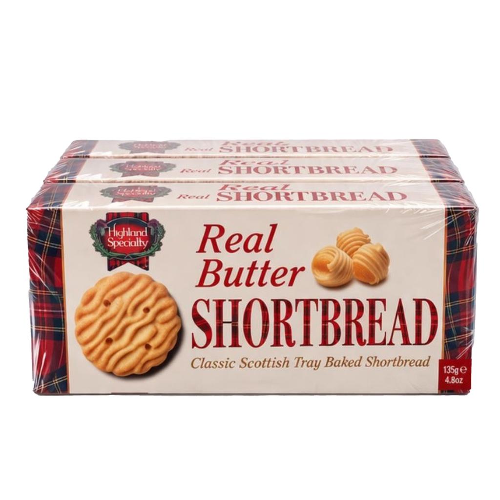 Highland Specialty Classic Butter Shortbread 3 Units / 135 g / 4.8 oz