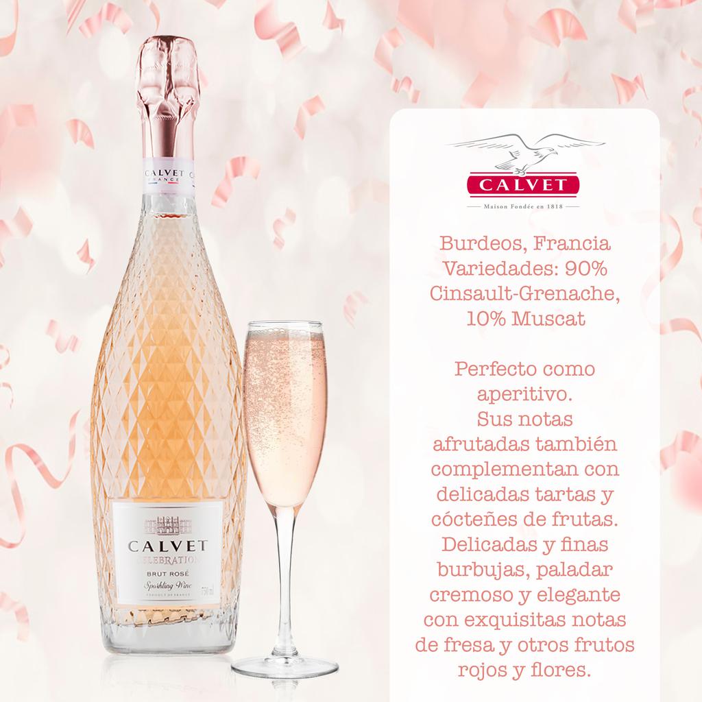 Vang Pháp Calvet Celebration Brut Rose