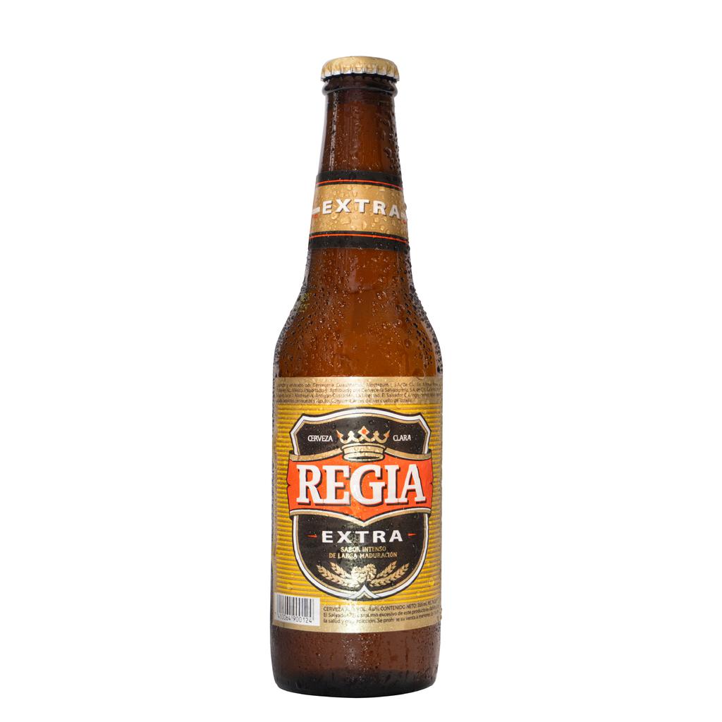 Regia Extra Cerveza Clara Sabor Intenso 24 Unidades / 355 mL