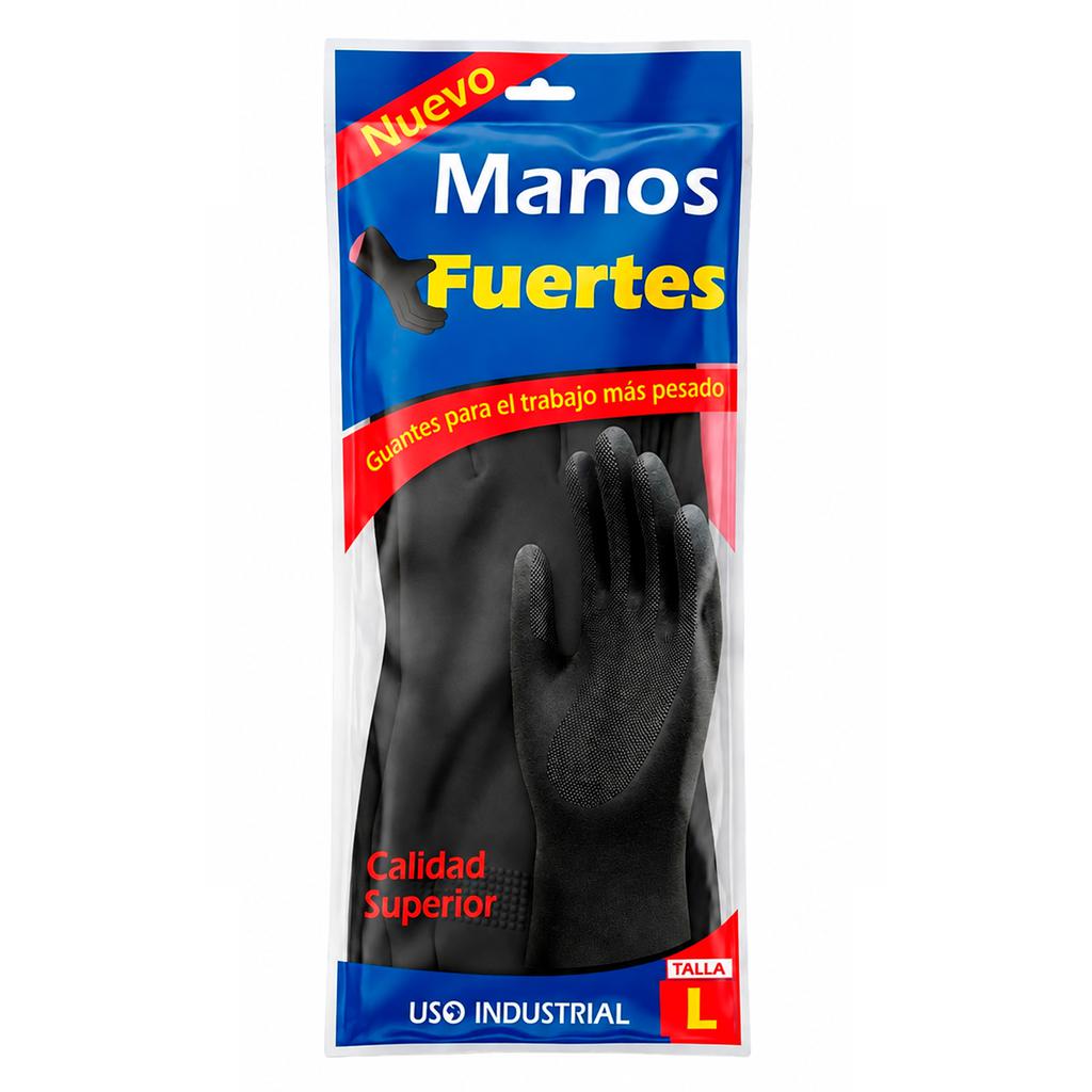 Manos Fuertes Guantes de Látex 3 Unidades