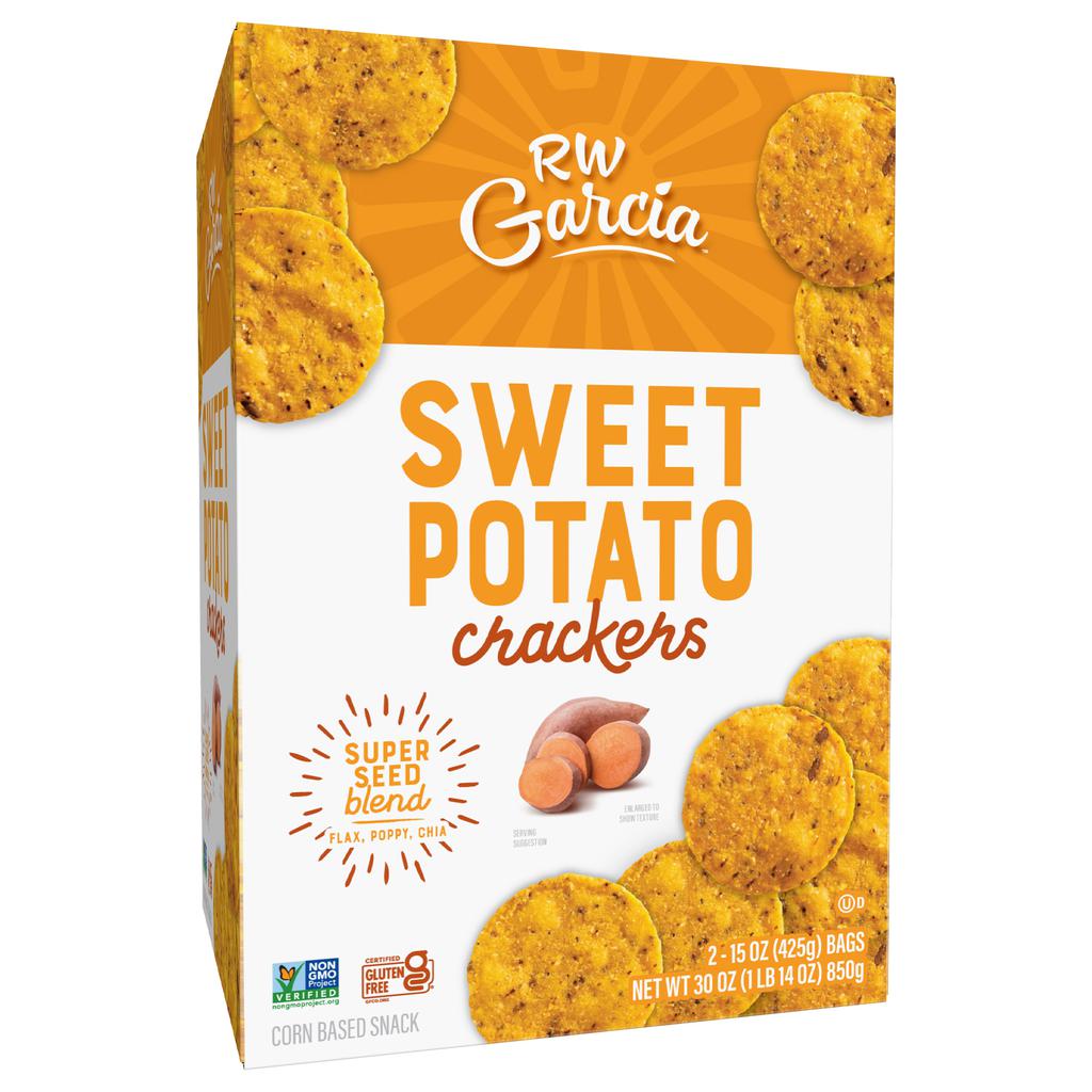 RW Garcia Sweet Potato Gluten-Free Crackers 2 Units / 425 g / 15 oz