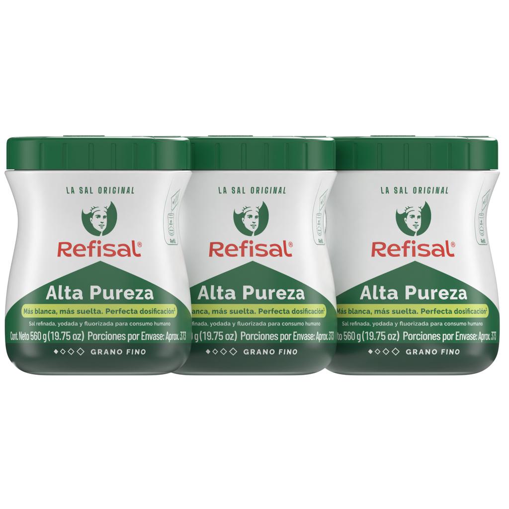 Refisal High Purity Refined Salt 3 Units / 560 g