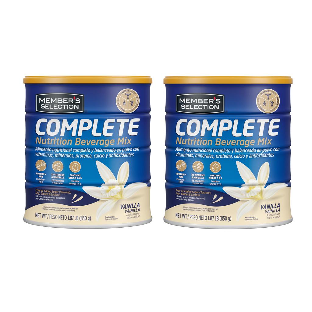 Complete Vanilla Flavor Nutritional Drink Powder 2 Units /