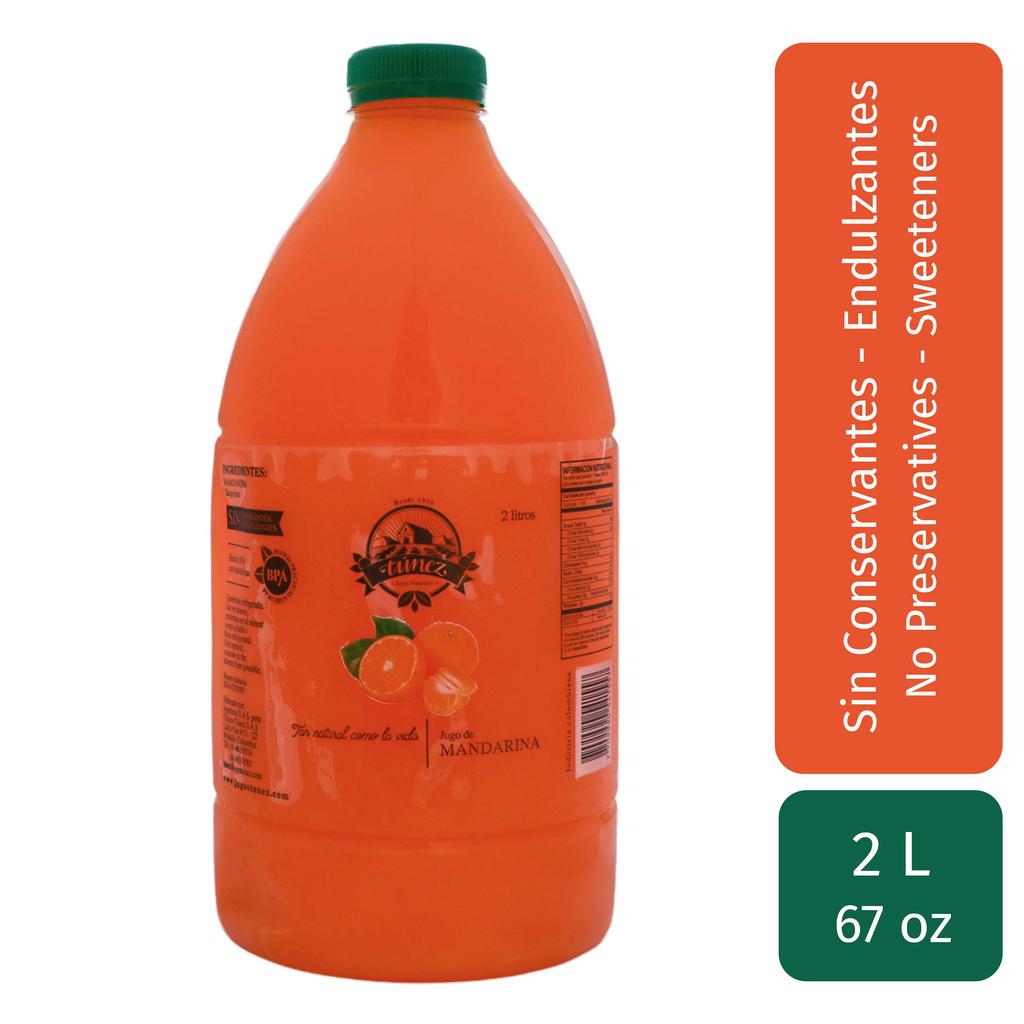 Cítricos Túnez Jugo de Mandarina Natural / 2 L / 67.6 oz