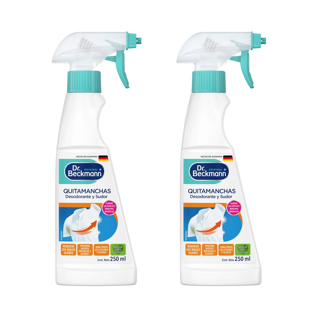 Dr. Beckmann Deodorant and Deodorant Stain Remover Spray 2 Units / 250 mL