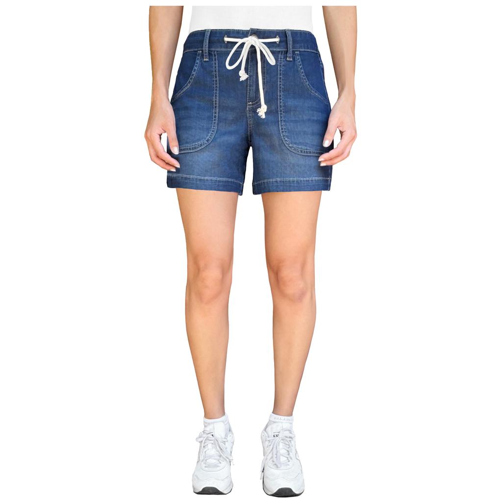 Leo & Nicole Short en Denim para Mujer