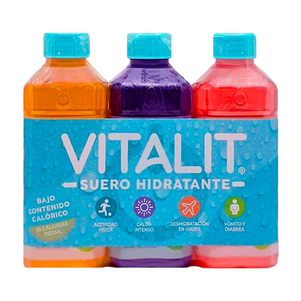 Vitalit Assorted Flavor Hydrating Serum 6 Units / 600 mL / 20.28 oz
