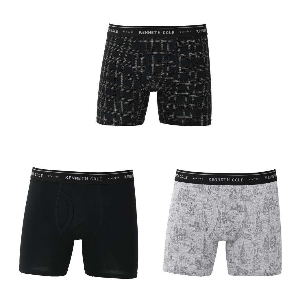 Kenneth Cole NY Boxers para Hombre 3 Unidades