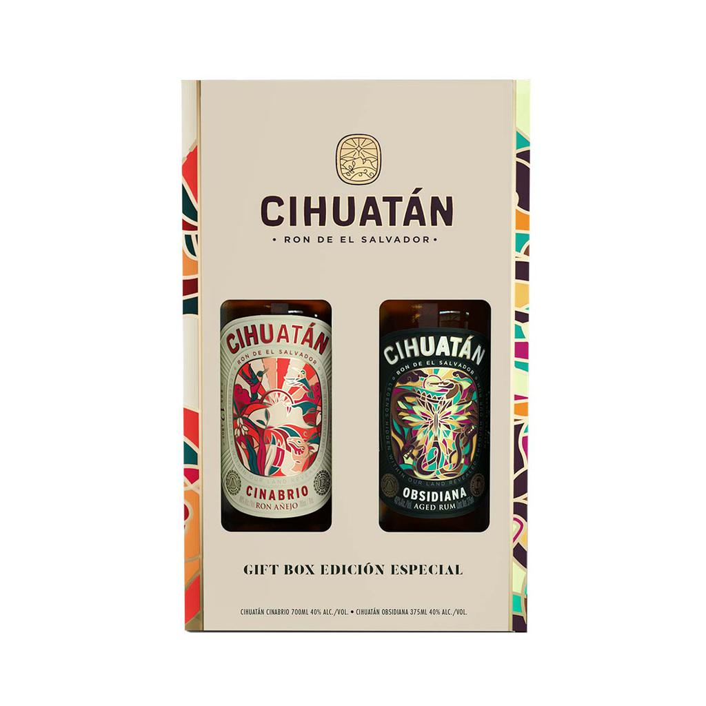 Cihuatán Estuche de Regalo Edición Especial Ron de El Salvador 700 mL + 375 mL