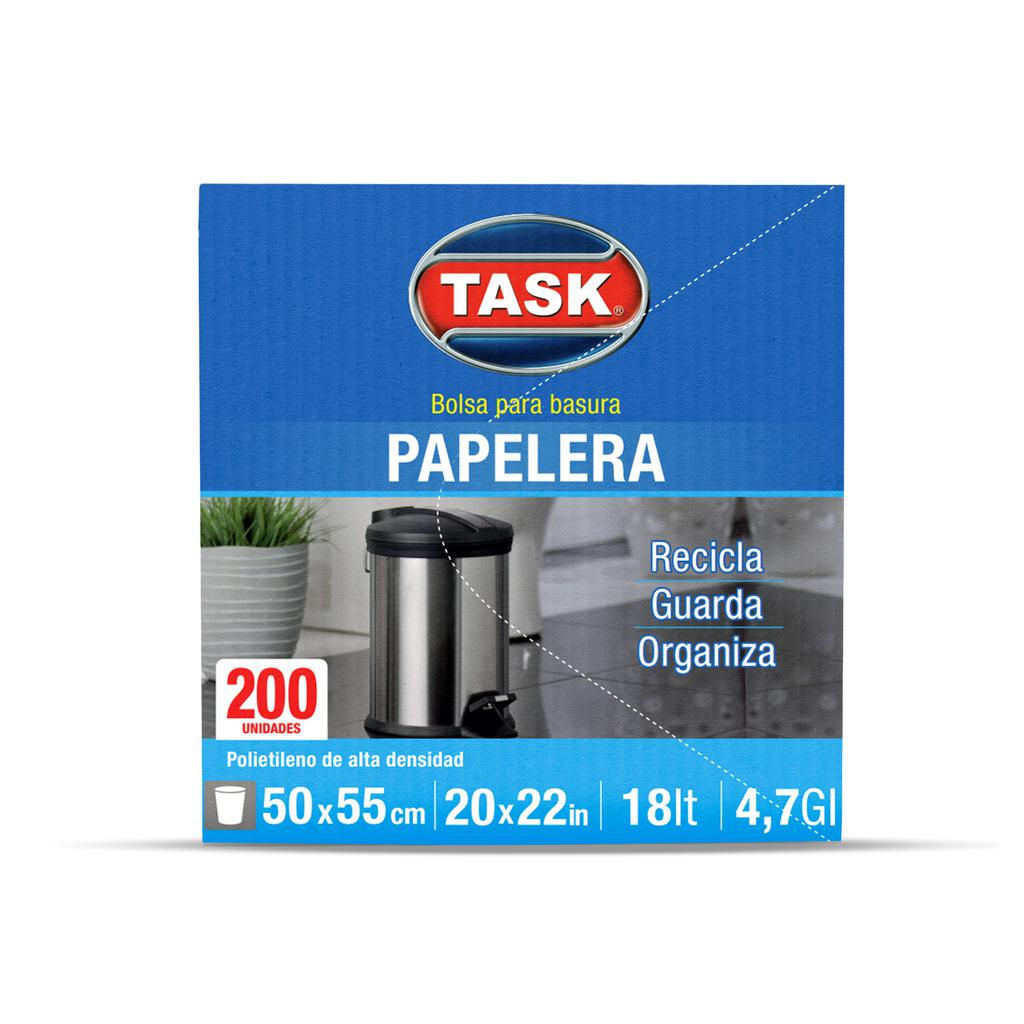 Task Bolsa para Basura 200 Unidades