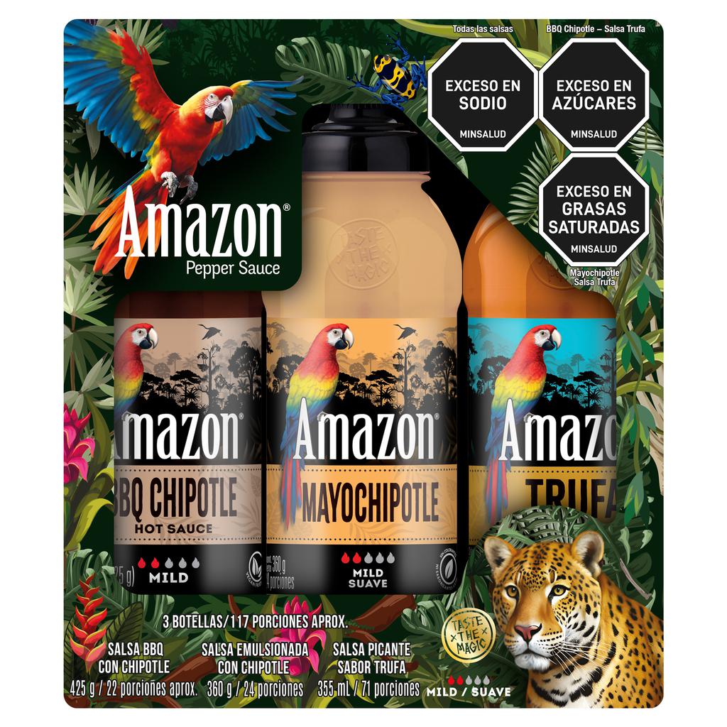 Amazon Salsas Picantes Sabores Variados 3 Unidades