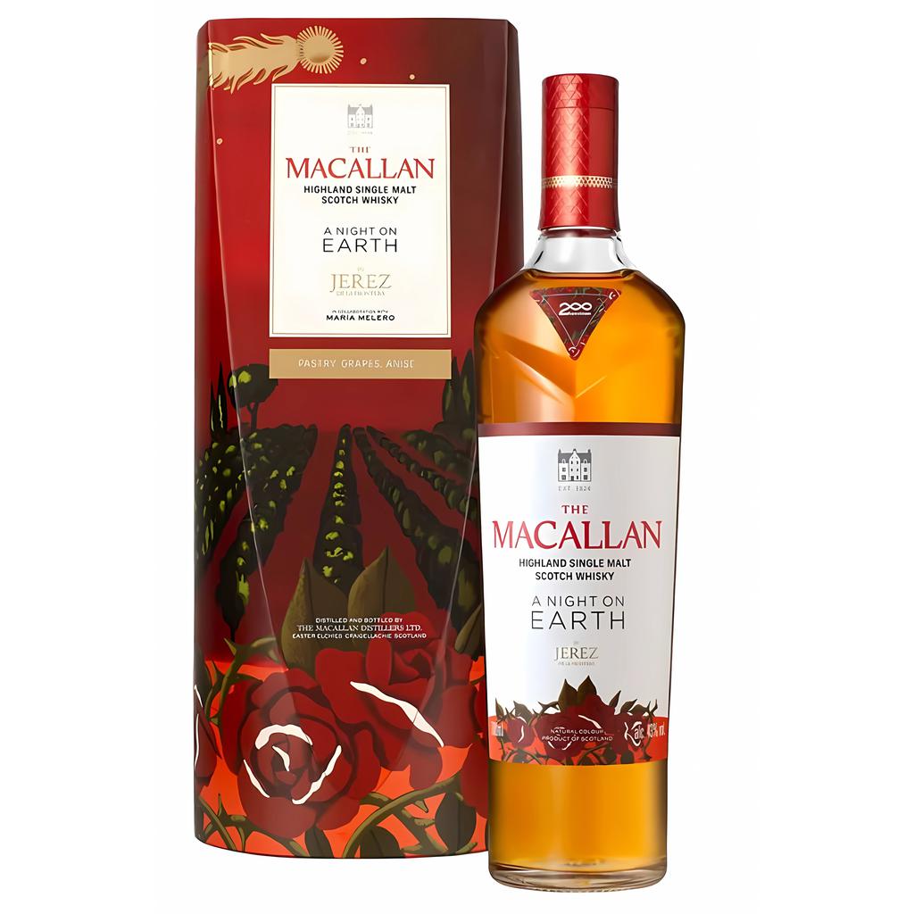 Macallan Whisky Escocés de Pura Malta Una Noche en la Tierra en