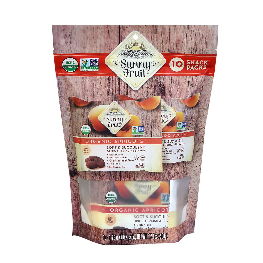 Sunny Fruits Albaricoques Orgánicos Deshidratados 10 Unidades / 50 g / 1.76 oz