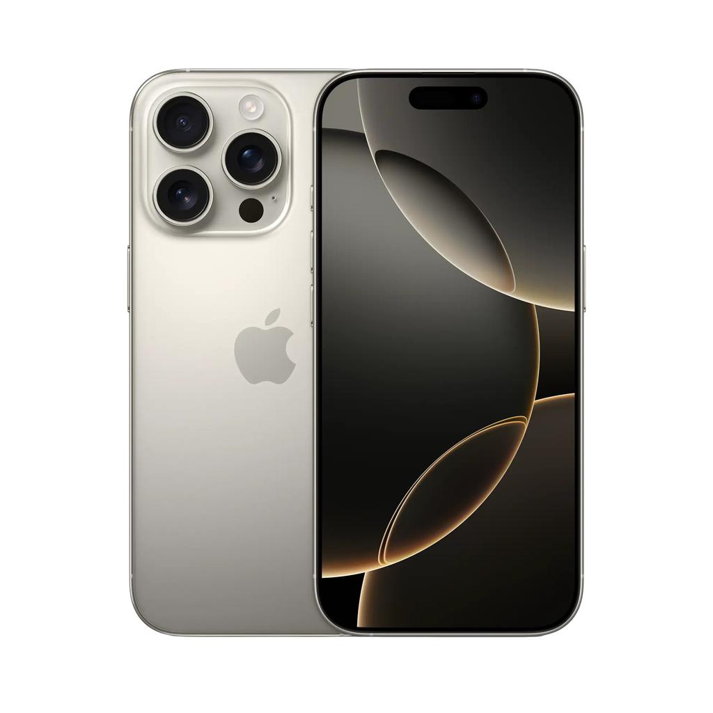 Iphone 16 Pro Silver Cell Phone 8 Gigabytes RAM / 128 Gigabytes Storage