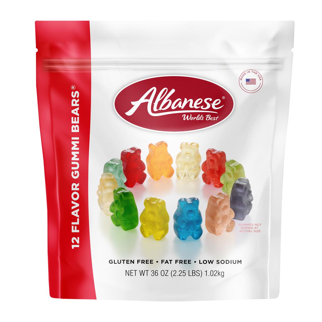 Albanese Gummy Bears Assorted Flavors 1.02 Kg / 2.25 lb