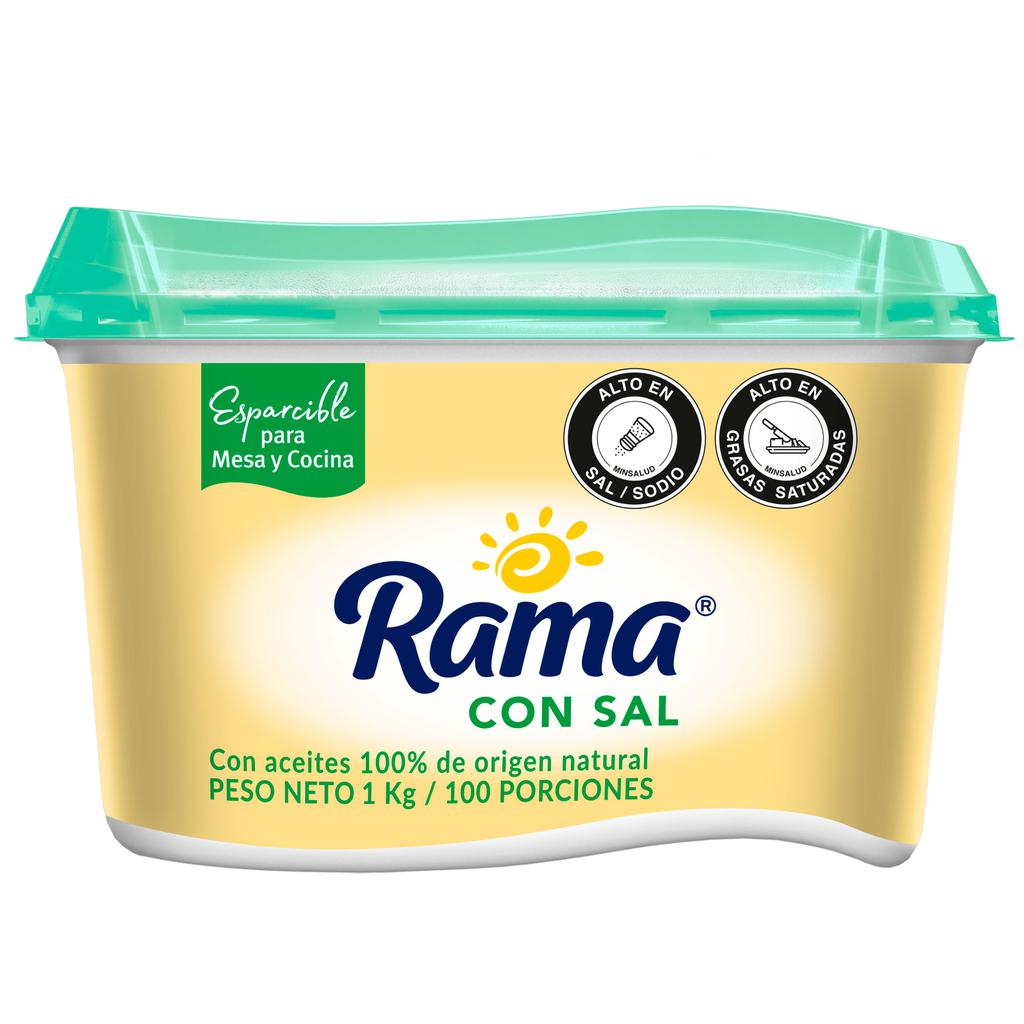 Rama Margarina con Sal 1 kg / 35.2 oz