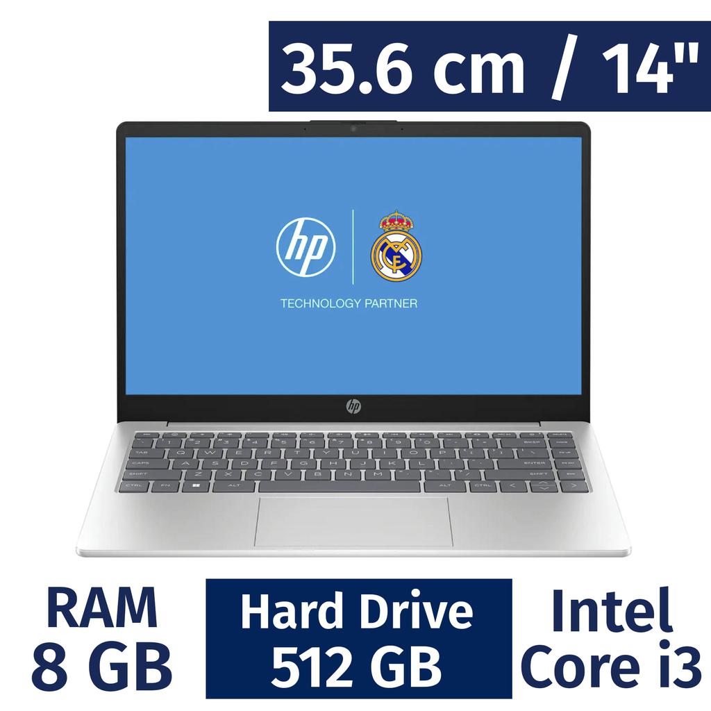 HP 35.56 cm /14” Inches Laptop Core i3 8 Gigabytes RAM / 512 Gigabytes 14-ep0027la