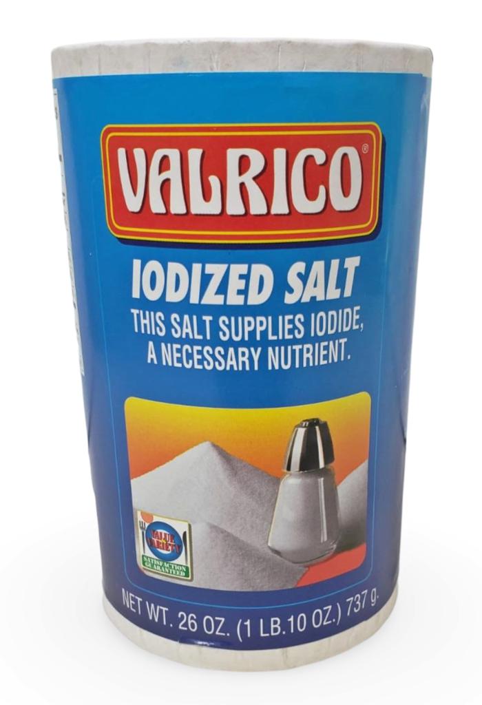Valrico Iodized Salt 735 g / 1.6 lb