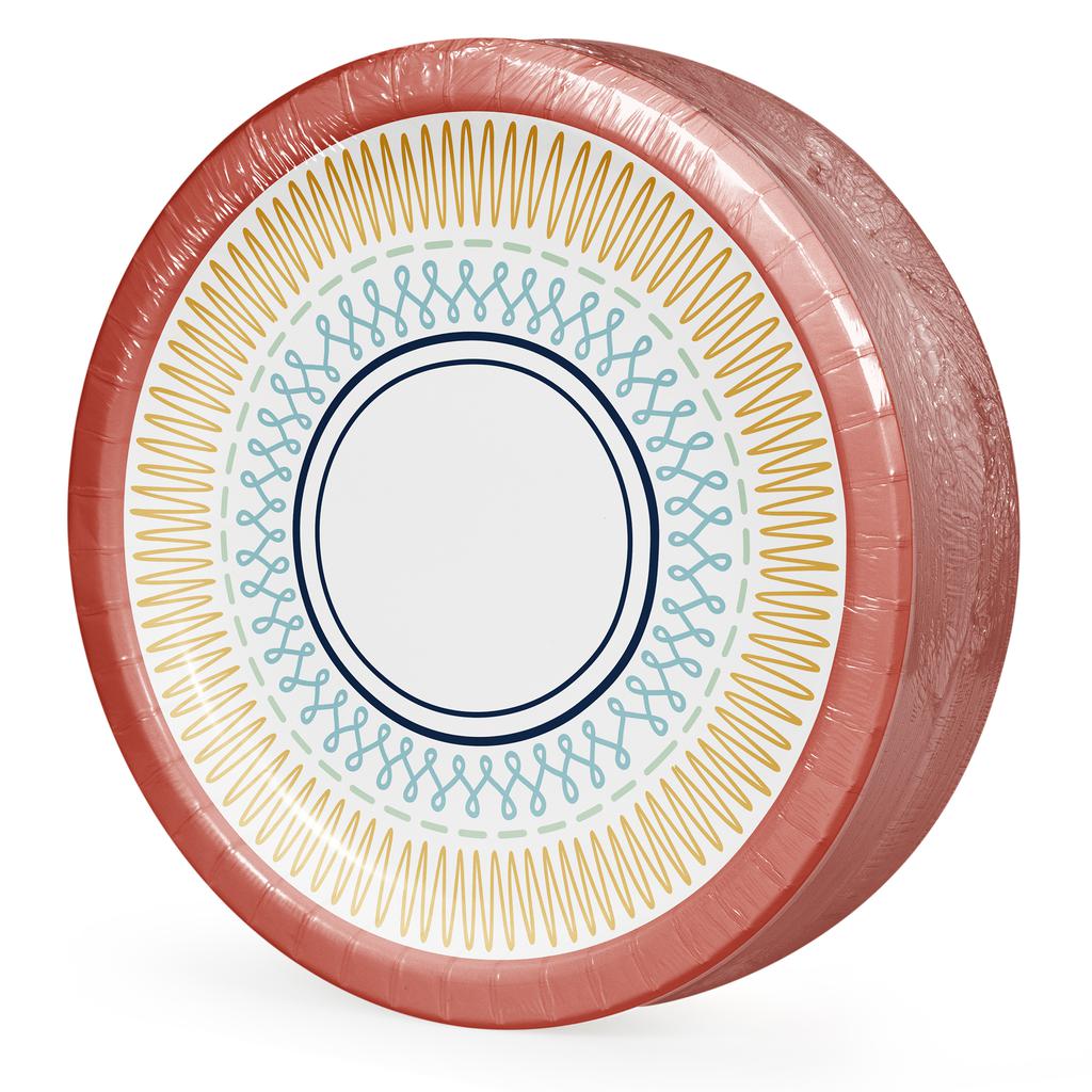 Artstyle Summer Round Plates 75 Units / 25.4 cm / 10''