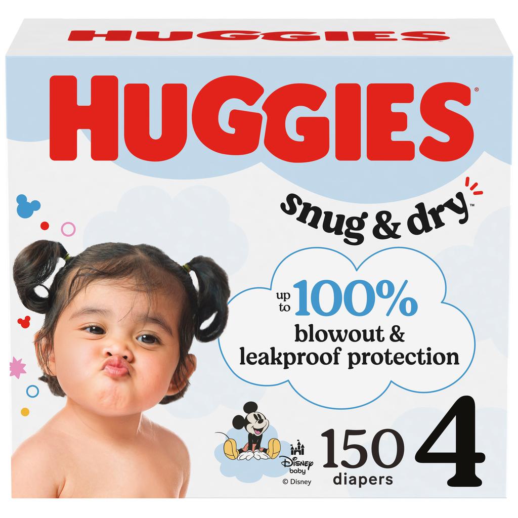 Huggies Snug & Dry Pañales Talla 4150 UND
