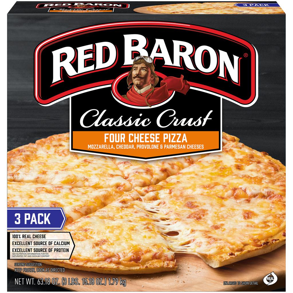 Red Baron Pizza de Cuatro Quesos 1.8 kg / 3.9 lb