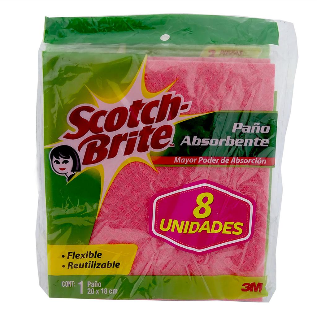 Scotch Brite Paño Absorbente 8 unidades Esponjas | PriceSmart | Panamá