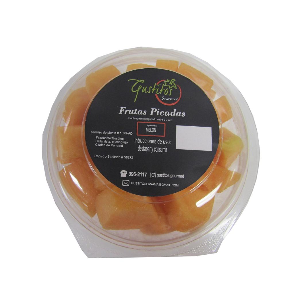 Gustitos Melon Chopped Fresh 900 g / 1.98 lb
