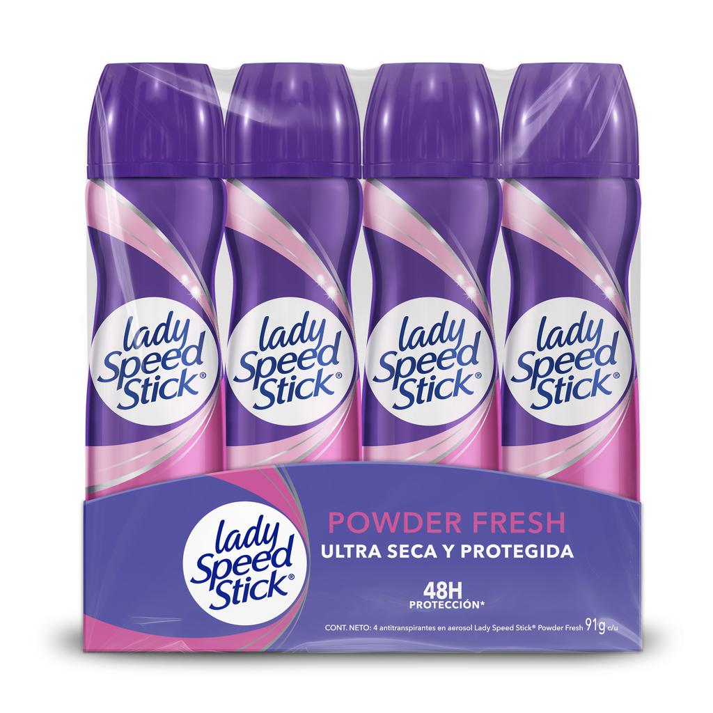 Lady Speed Stick Powder Fresh Desodorante en Aerosol 91 Gr4 UND