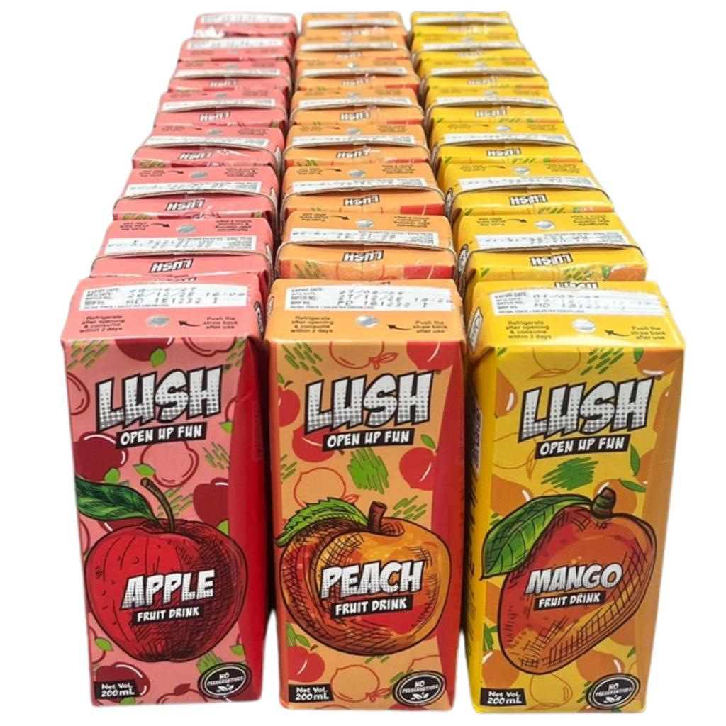 LUSH Assorted Fruit Drink 24 Units