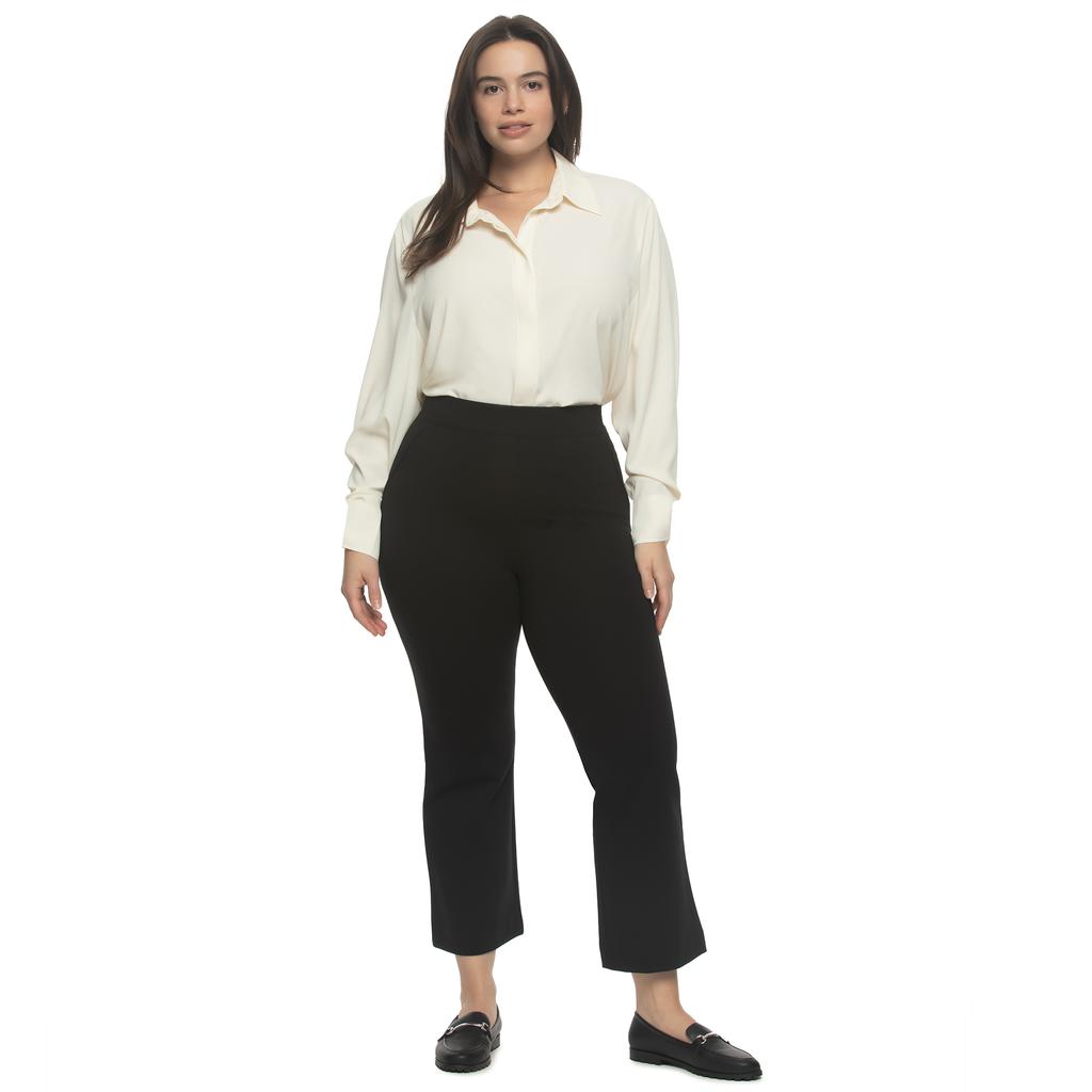 Jezebel Pantalón con Control de Abdomen y Corte Acampanado para Mujer