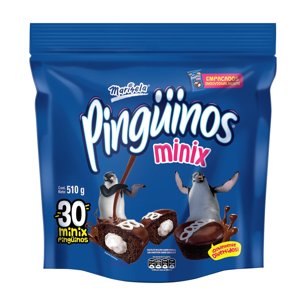 Pingüinos Minix Vanilla Flavor Filling 30 Units / 17 g