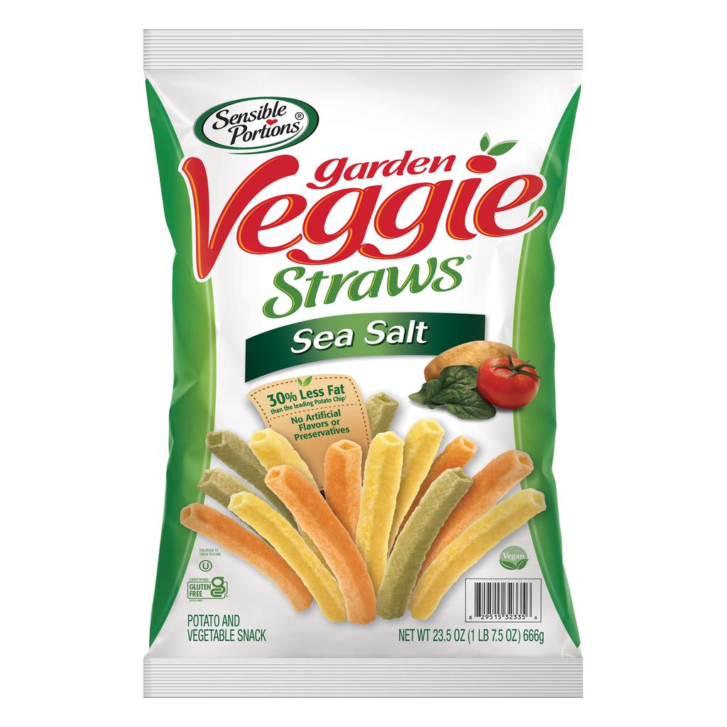 Sensible Portions Vegetable Straws with Sea Salt 666 g / 23.5 oz