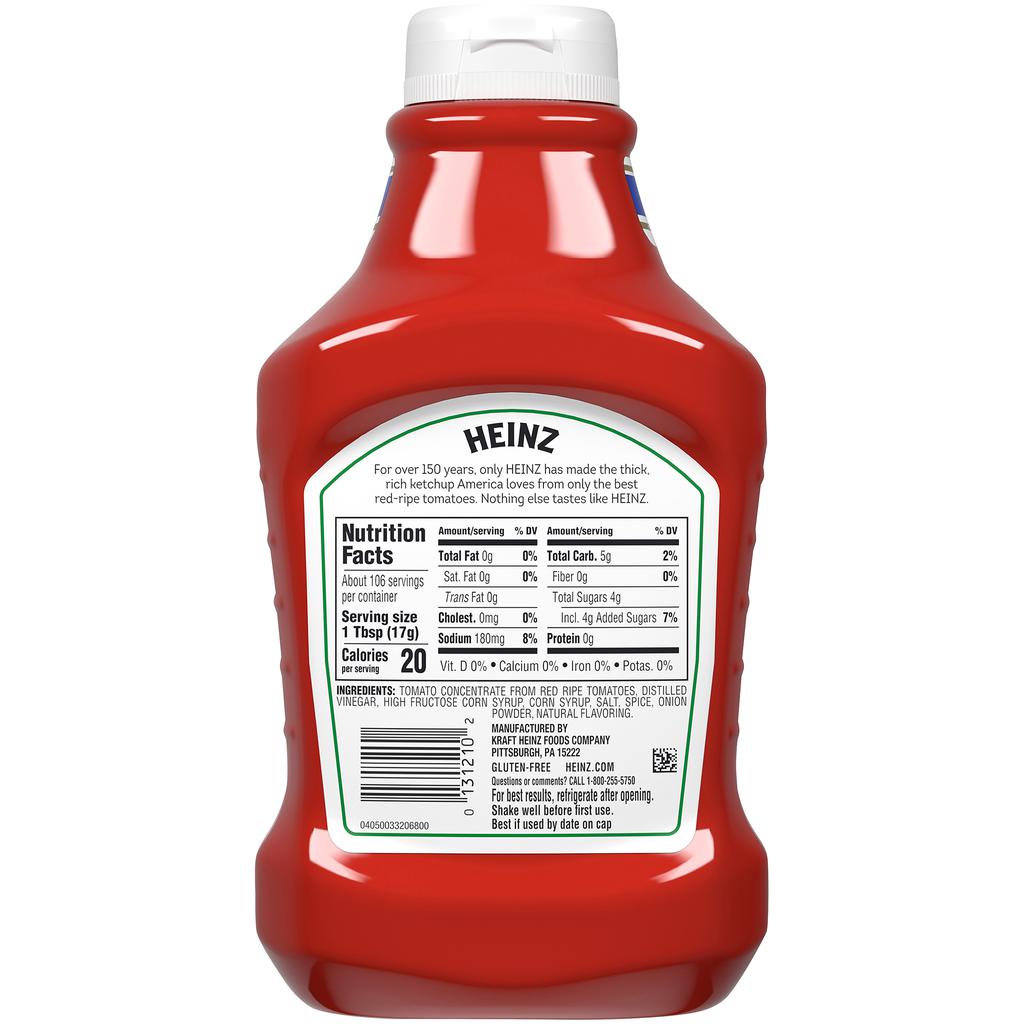 Heinz Ketchup 1.81 kg / 64 oz Sauces | PriceSmart | Colombia, image size:1024x1024