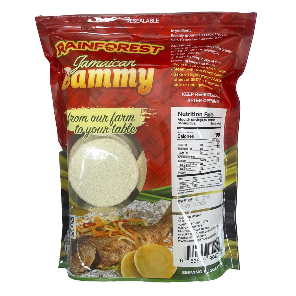 Rainforest Jamaican Mini Bammy Cassava 960 g / 2.11 lb Frozen Appetizers |  PriceSmart | Jamaica, image size:1024x1024