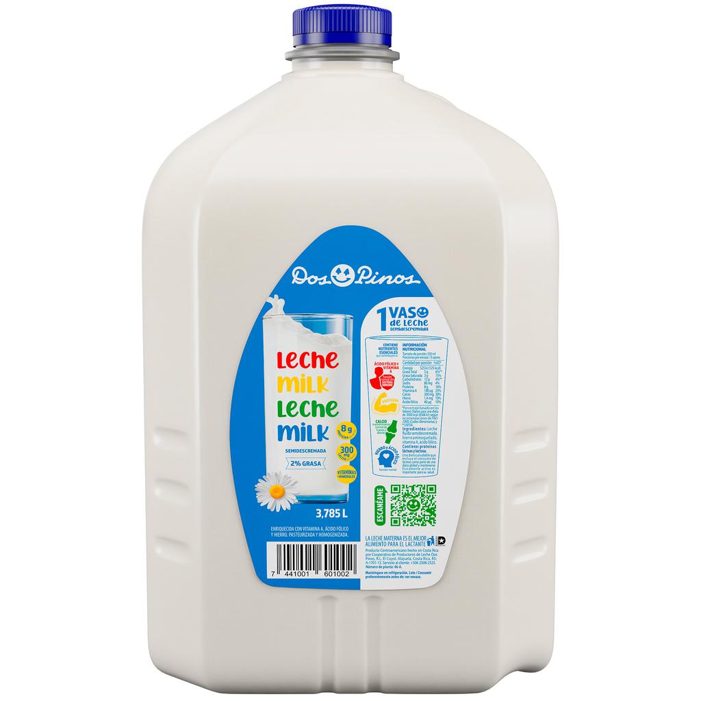 Dos Pinos Fresh Milk 3.78 L / 127.8 oz