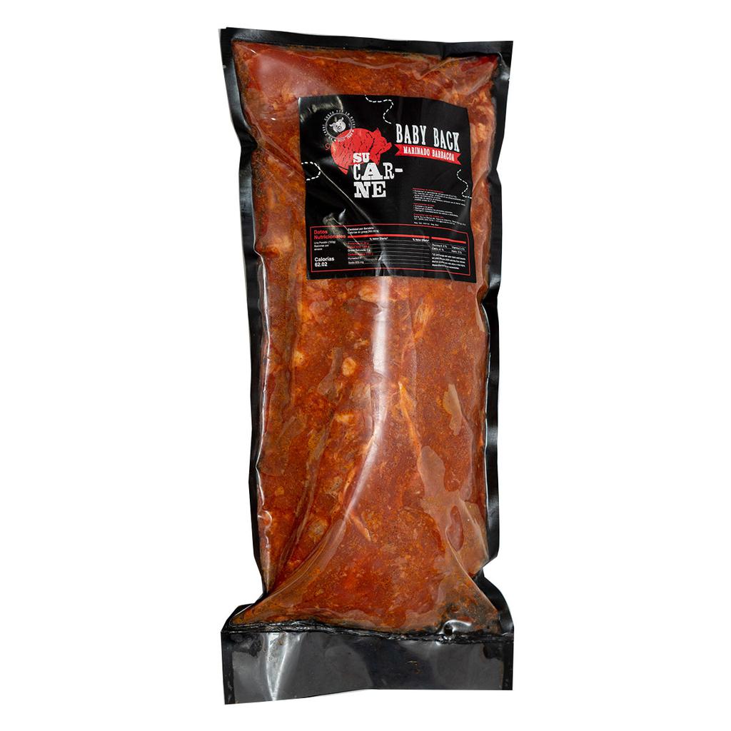 Su Carne Costilla Baby Back Fresca, Empacado al Vacío3.88 LB