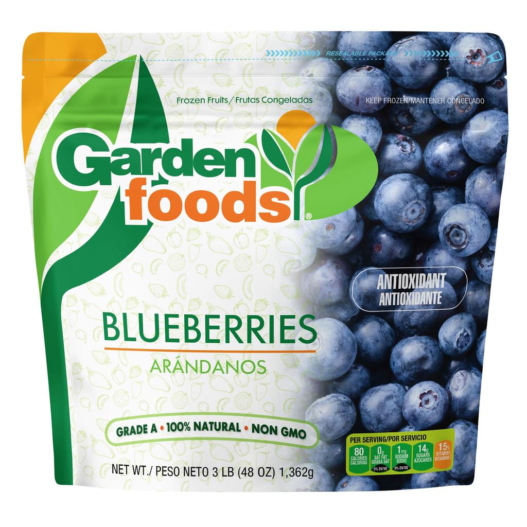 Garden Foods Arándanos Congelados 1.36 kg / 3 lb