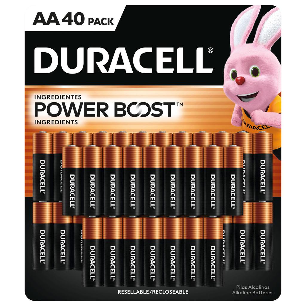 Duracell Baterías Alcalinas AA 40 Unidades