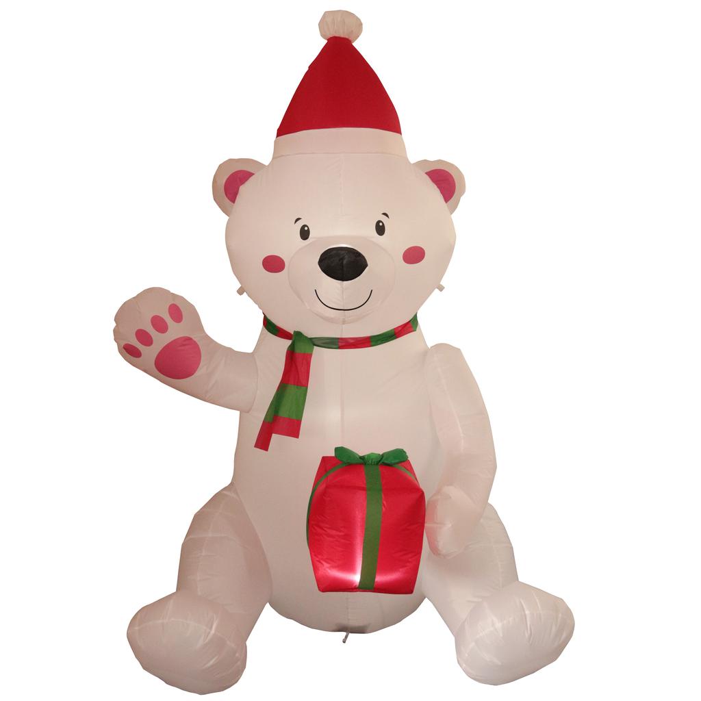 Member's Selection Muñecos Navideños Inflables Oso o Jengibre 1.8 m / 6'