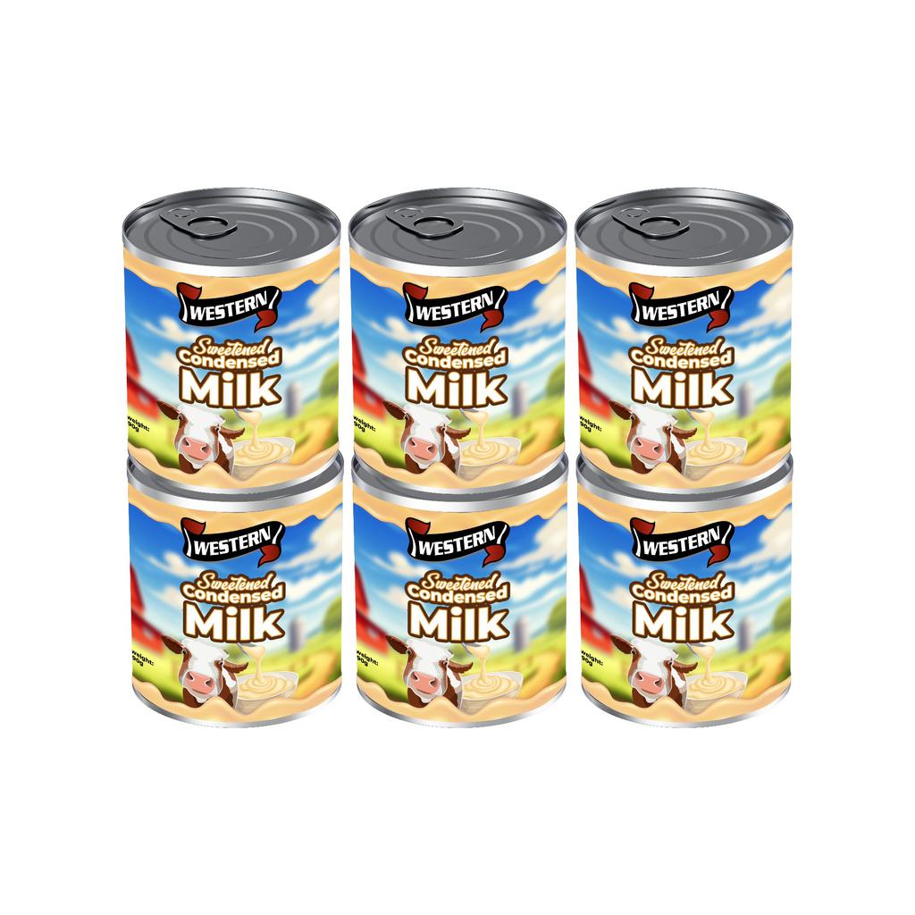 Western Sweetened Condensed Milk 6 Units / 390 g