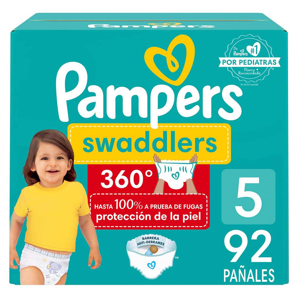 Pampers Pañales Swaddlers 360° Talla 592 UND