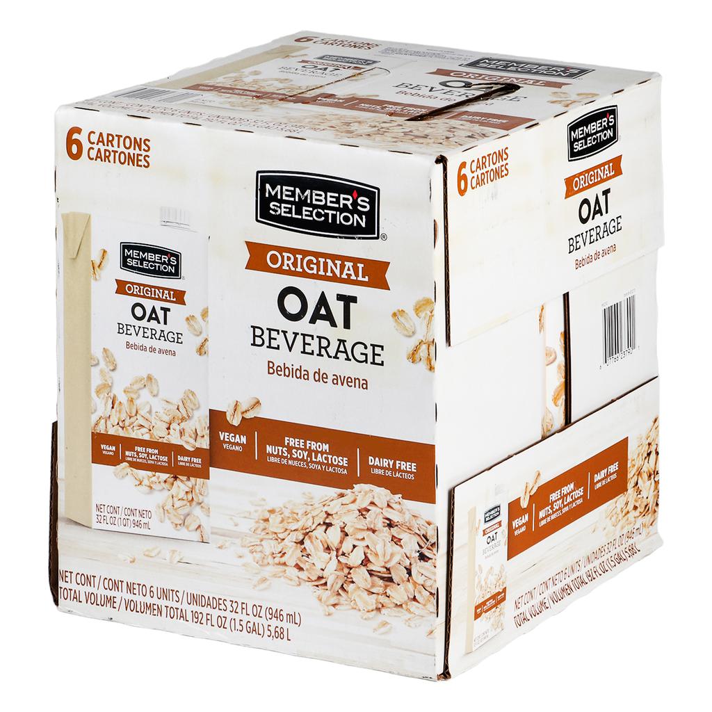 Member's Selection Original Oat Beverage 6 Units / 946 mL / 32 oz