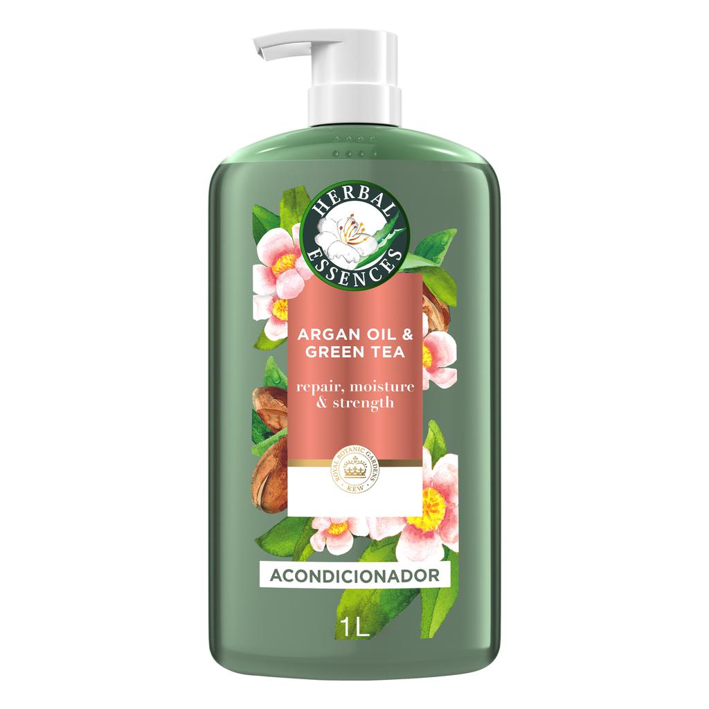 Herbal Essences Acondicionador de Aceite de Argán y Té Verde1 LT
