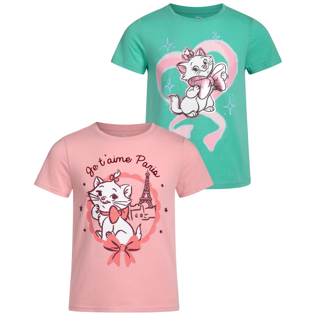 Disney Printed T-Shirts for Girls 2 Units