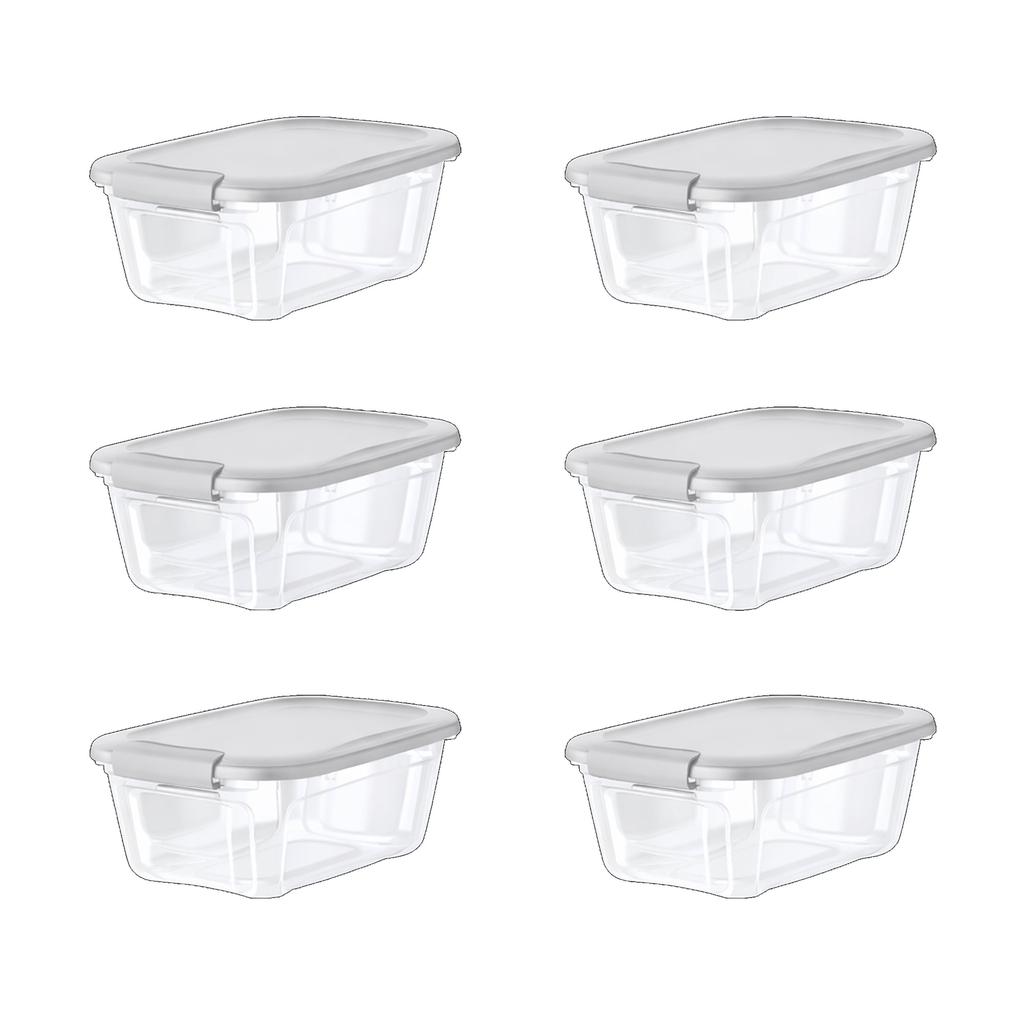 Bella Storage Solution Storage Box with Lid 6 Units