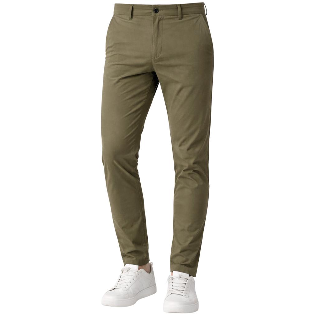 Perry Ellis Men's Olive Green Pants