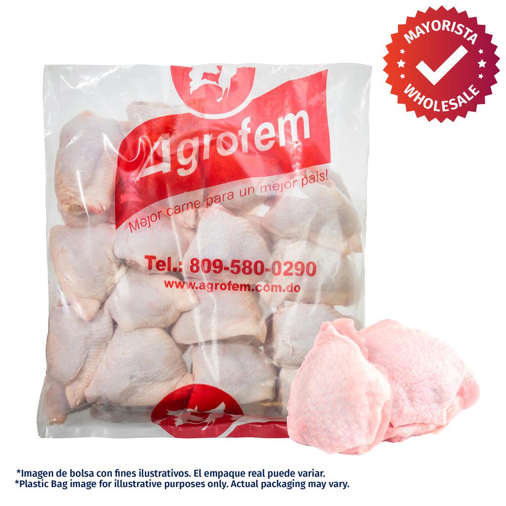 Agrofem Muslo Corto de Pollo Fresco 9 kg / 20 kg Bolsa