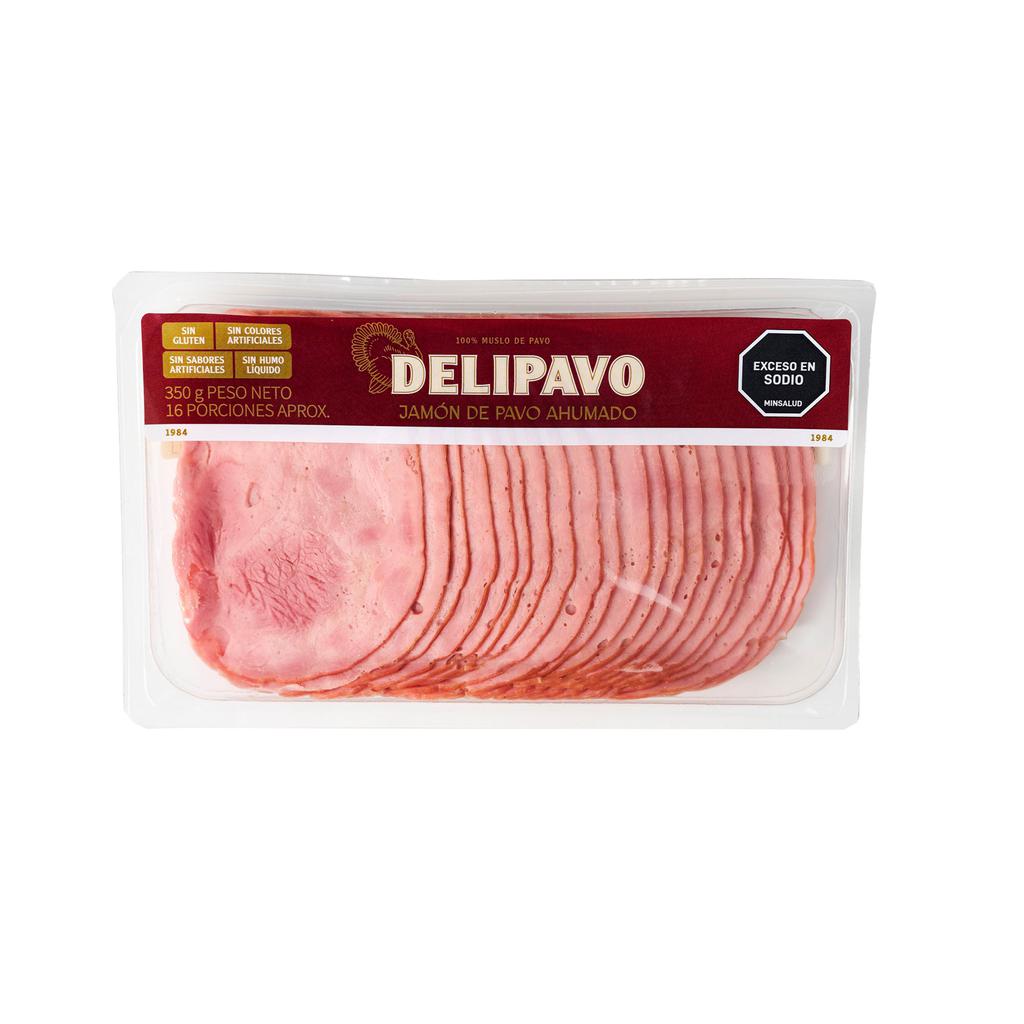 Delipavo Jamón de Pavo Ahumado 350 g / 12.3 oz