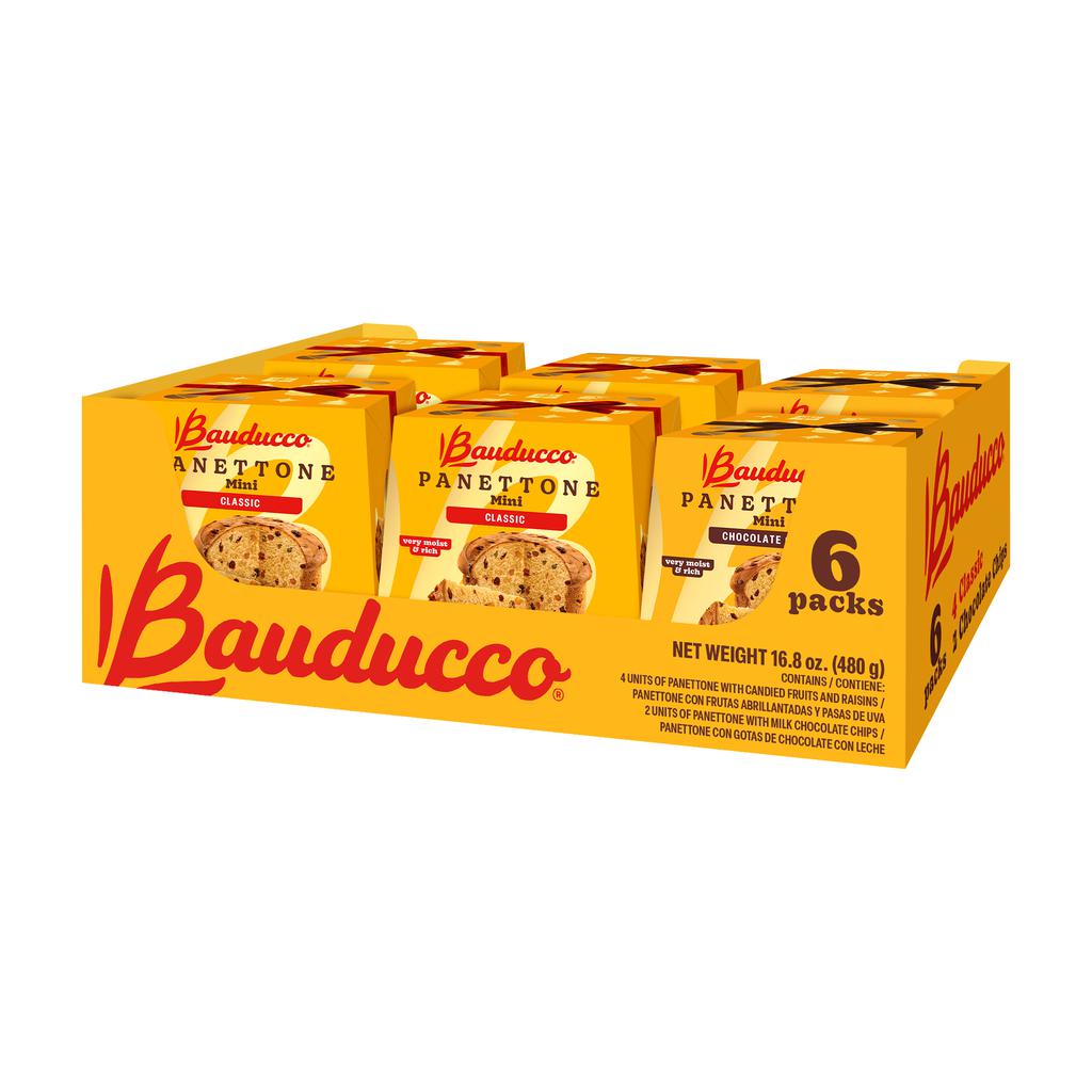 Bauducco Mini Panettone and Chocottone 6 Units 80 g / 2.8 oz